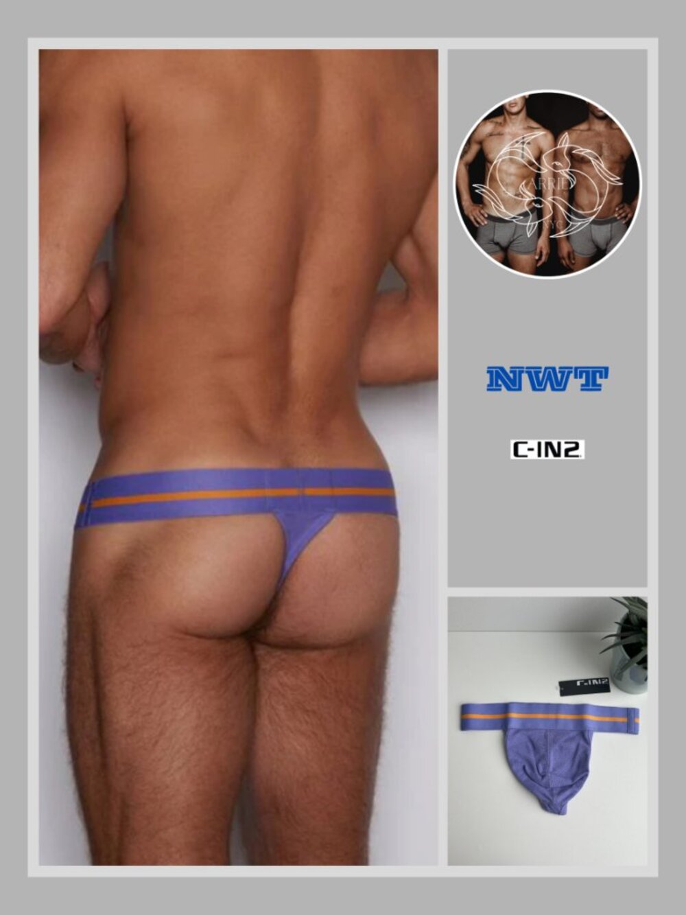 C-IN2 - Scrimmage - Thong - Pruitt Purple (M)